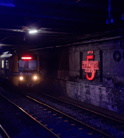 Campaña de Netflix de Stranger Things 5 en la línea A del Subte de CABA