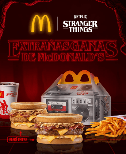 Cajita Feliz de McDonalds de Stranger Things 5